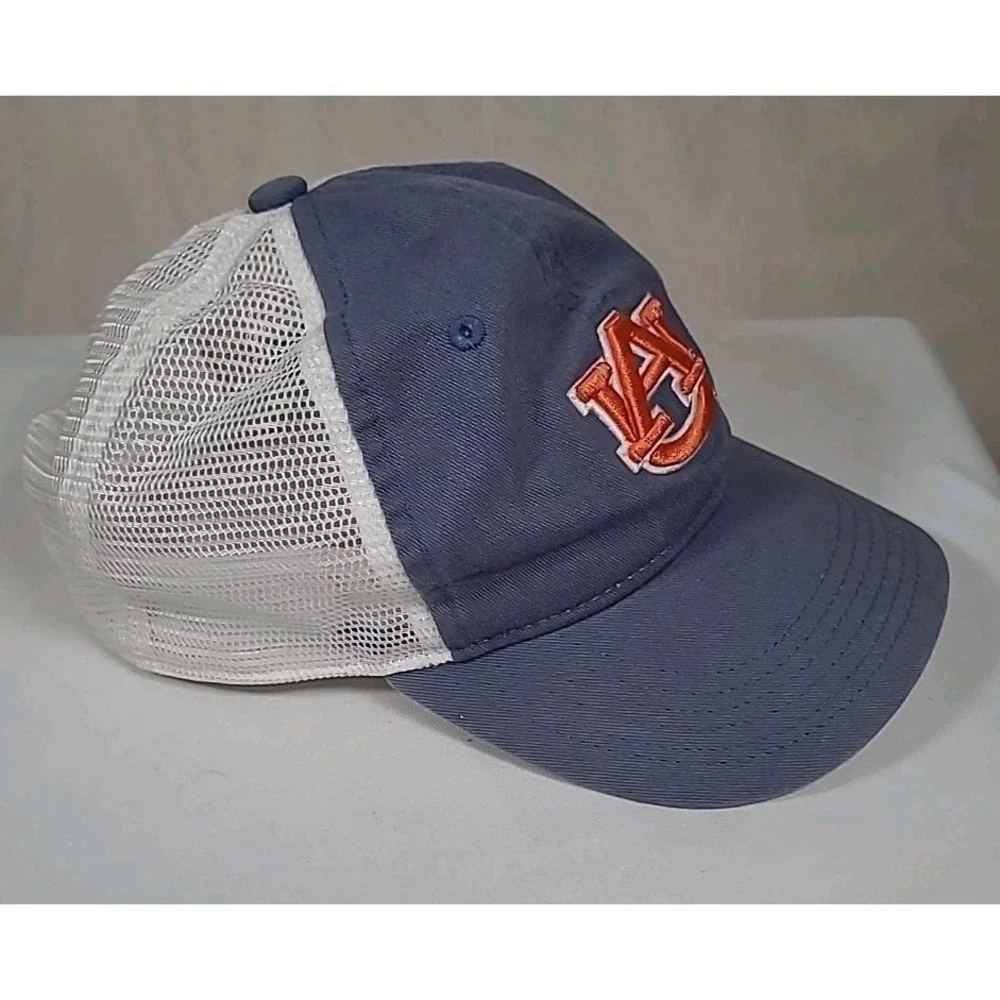 The Game‎ Auburn Tigers Youth Trucker Hat Navy Blue White Snapback AU Logo Cap